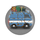 Rusty Bus: Flat tire run - One-tap Survival runner APK