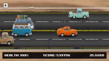 Rusty Bus: Flat tire run - One-tap Survival runner screenshot 3