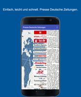 Presse Deutsche Zeitungen ポスター