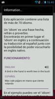 Idioms English Spanish screenshot 2
