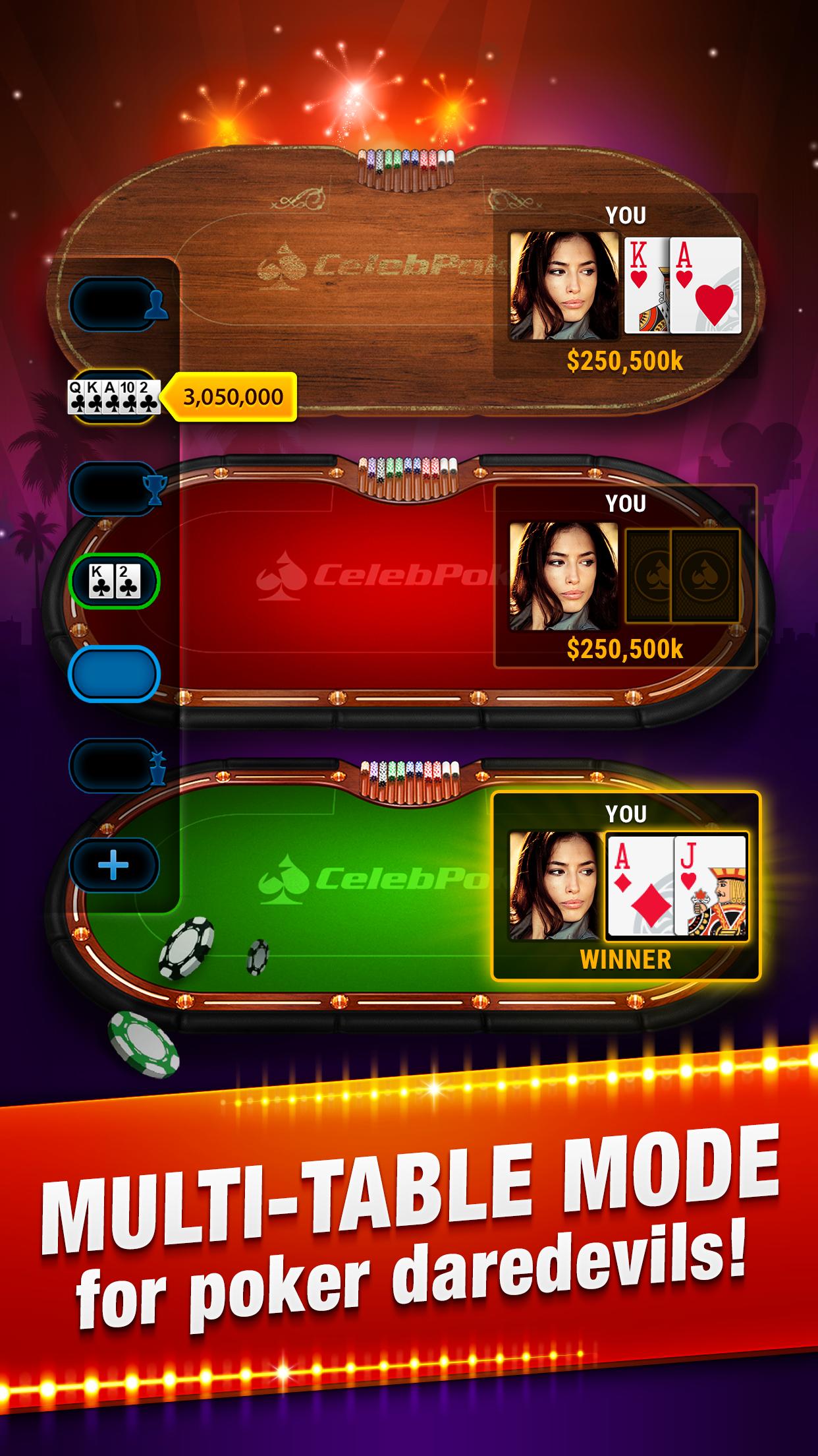 Celeb Poker - Texas Holdem ảnh chụp màn hình 2.
