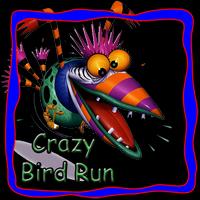 Crazy Bird Run Poster