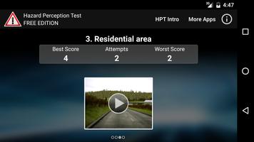 Hazard Perception Test Free: DVSA Hazard Clips اسکرین شاٹ 2