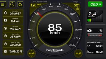 Speedbot. GPS/OBD2 Speedometer screenshot 2