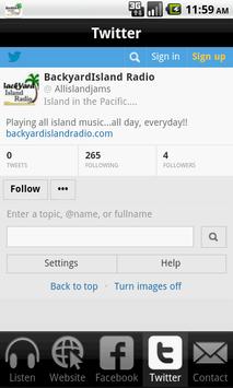 Backyard Island Radio screenshot 3
