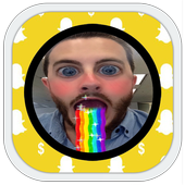 Lenses effect for snapchat ícone