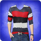 Man T-Shirt Photo Suit Editor-icoon