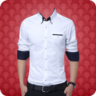 Man Casual Shirt Photo Suit ikona