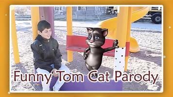 Funny Tom Cat Parody Affiche