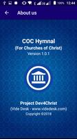 COC Hymnals Affiche