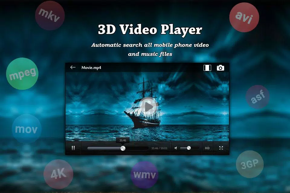 Android 用の 3D Video Player APK をダウンロード