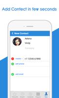 برنامه‌نما Contacts عکس از صفحه