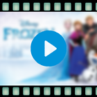 Video of Disney frozen cartoon icon