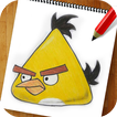 How Draw Bird Angry