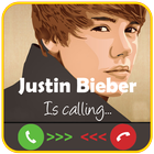 Justin Bieber is calling Prank آئیکن