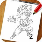 آیکون‌ How to draw DBZ 2