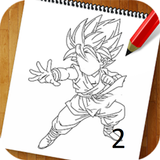 How to draw DBZ 2 أيقونة