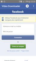 Video Downloader for facebook Affiche