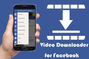 Hd Video Downloader for Facebook plakat