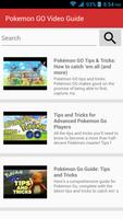 Video Guide Pokemon GO 포스터