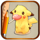 How to draw Pokedex ไอคอน