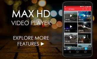 Max HD Video Player Affiche