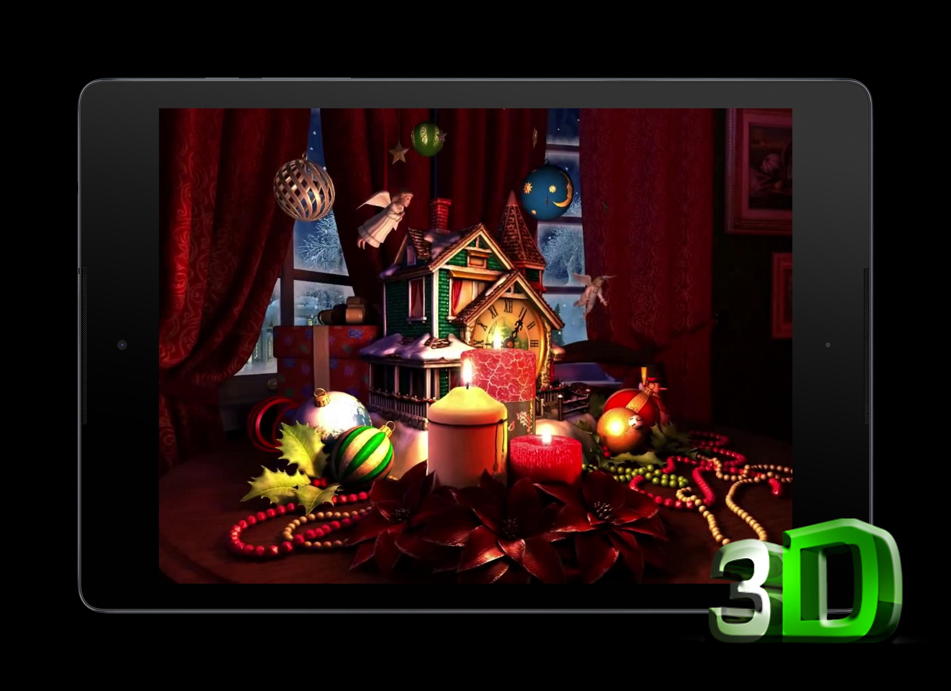 Immagini Desktop Natalizi 3d.Natale 3d Sfondi Animati For Android Apk Download