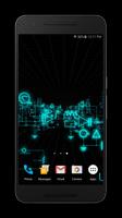 Electric Matrix Live Wallpaper captura de pantalla 1