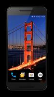 Golden Gate Live Wallpaper imagem de tela 1