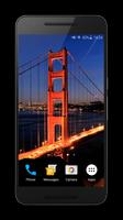 Golden Gate Live Wallpaper captura de pantalla 2