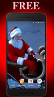 Santa Claus 3D Live Wallpaper capture d'écran 1