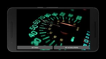 Speedometer 3D Live Wallpaper 스크린샷 2