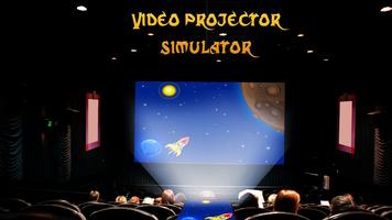 Live Video Projector Simulator Plakat