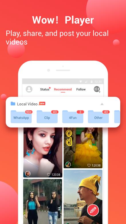 Wow!- Video Status, Whatsapp Status, Funny Videos APK voor Android Download Wow!- Video Status, Whatsapp Status, Funny Videos APK voor Android Download