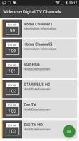 Videocon Digital TV Channels स्क्रीनशॉट 1