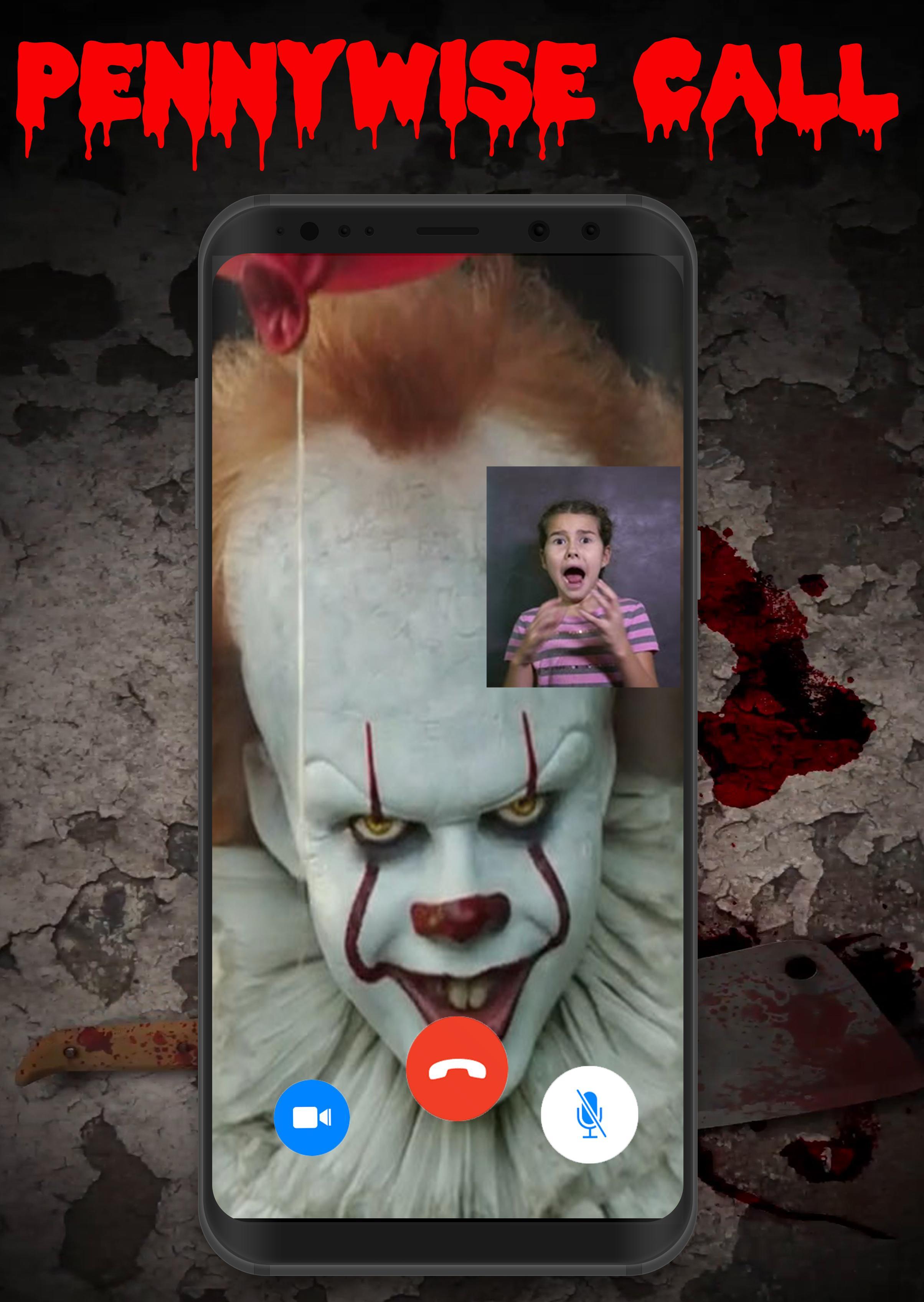 Video Llamada Pennywise Asesino Payaso Broma For Android Apk Download - soy el payaso eso en roblox soy el payaso pennywise en roblox