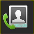 Appel vidéo sur mobile icône