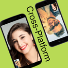 Video Call Cross Platform -Tip أيقونة