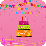 Birthday Song with Name : Birthday Frame, Sticker