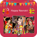 Navratri Photo Video : Movie Maker with Music 2017 图标