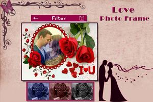 Love Photo Frame plakat