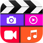 Video collage maker with music-Video collage-icoon