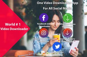 Social Video Downloader Affiche