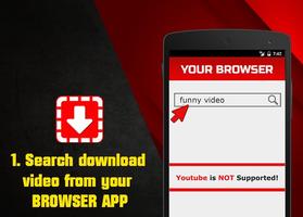 HD Video Downloader Manager plakat