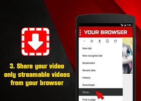 HD Video Downloader Manager capture d'écran 2