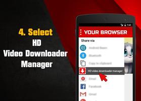 HD Video Downloader Manager ภาพหน้าจอ 3