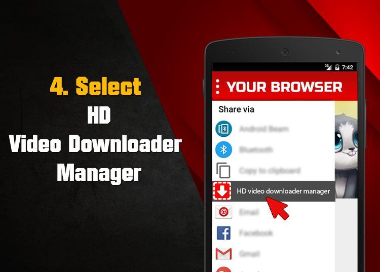 HD Video Downloader Manager Ekran Görüntüsü 3.