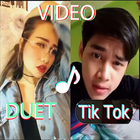 Video Duet Tik Tok ikon