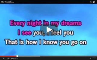 video karaoke pop song with lyrics popular capture d'écran 1