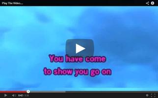 video karaoke pop song with lyrics popular capture d'écran 2
